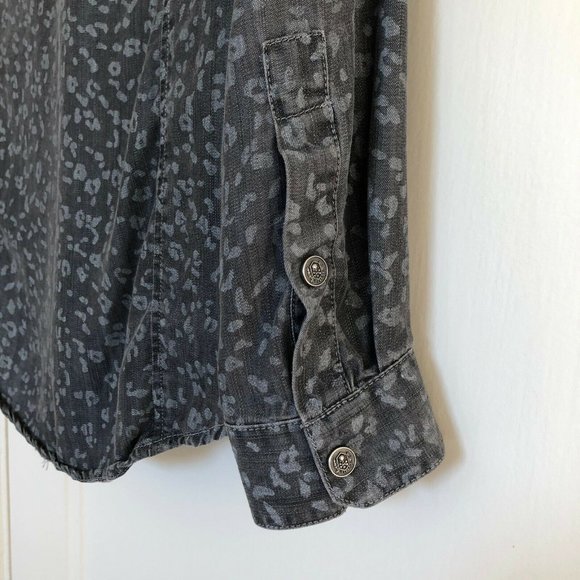The Kooples Micro Acid Leopard Print Shirt - Picture 5 of 7
